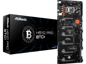 ASRock H510 Pro BTC+ Cryptocurrency Mining Motherboard