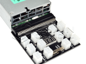 Mining Breakout Board with 17 6-pin PCI-e ports for Server Power Supply
