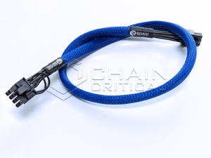 PCI-e 6 Pin to 6+2 Pin Sleeved Power Cable Breakout